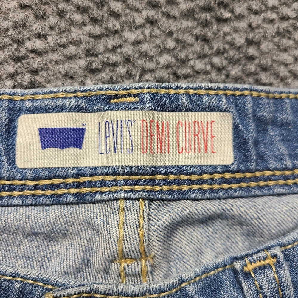 Vintage Levi's Jeans Womens 9 M Demi Curve Batman Tag Straight Leg Stone Wash - Picture 11 of 16